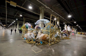 ep fallas almacenadas en feria valencia donde permaneceran tras la suspension de las fiestas por el