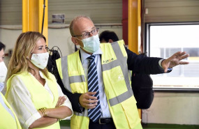 ep la ministra de transportes raquel sanchez conversa con el presidente de alstom espana y portugal