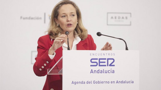 ep la vicepresidenta del gobierno nadia calvino durante el encuentro de la cadena ser agenda del
