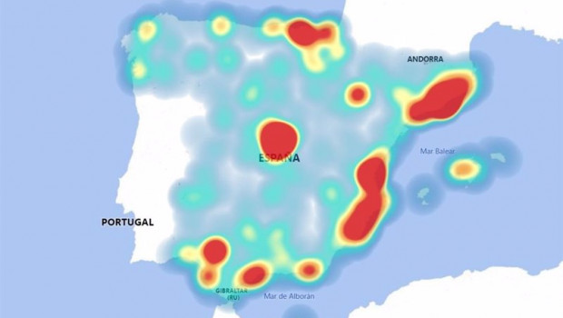 ep mapa de la penetracion de los dispositivos de internet de las cosas en espana segun sigfox