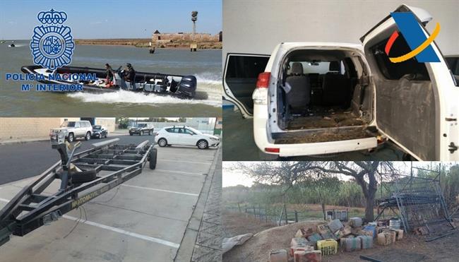 Operación contra el narcotráfico en Huelva | Europa Press/PolicíaNacional/AgenciaTributaria ep operacionnarcotraficohuelva