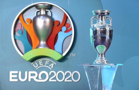 ep trofeo y logo de la eurocopa 2020 ep trofeo y logo de la eurocopa 2020