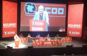 ep unai sordo en el congreso de ccoo euskadi
