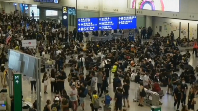 hong kong protesta aeropuerto hong kong protesta aeropuerto