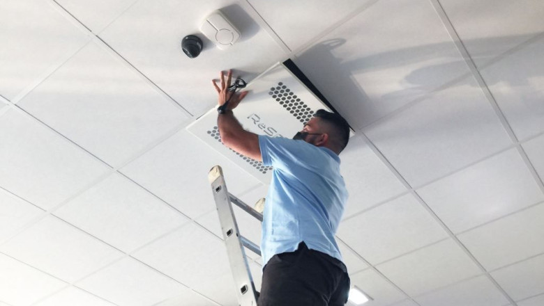 instalacin de sistemas de desinfeccin del aire foto respr tech