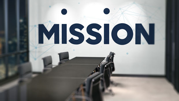 dl the mission group aim mission advertising creative agency company services logo