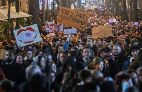 ep archivo   decenas de personas durante la manifestacion de la coordinadora feminista de valencia