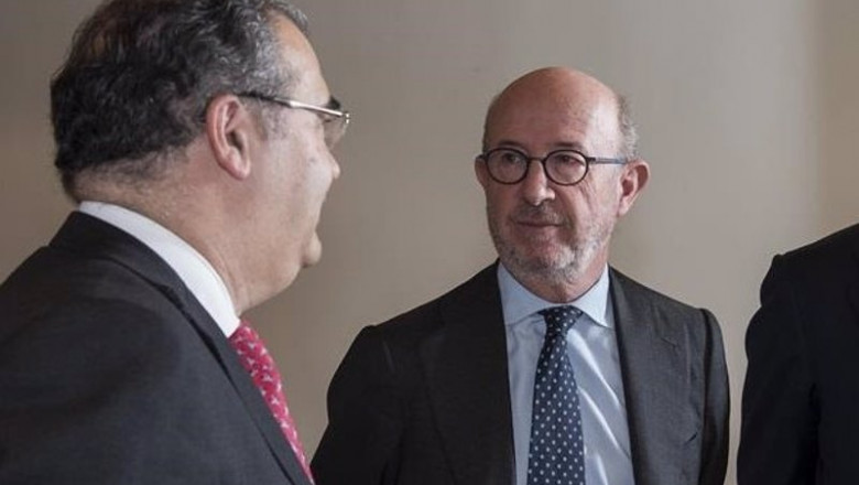 Archivo - Los expresidentes de Banco Popular, Ángel Ron y Emilio Saracho. | EUROPA PRESS - Archivo ep archivo los expresidentes de banco popular angel ron y emilio saracho