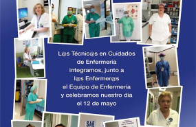 ep cartel de sae por el dia de la enfermeria