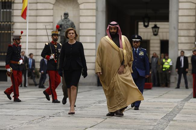 Cospedal se reúne en el Palacio de Buenavista con el príncipe heredero de Arabia | EUROPA PRESS - Archivo ep cospedalreunepalaciobuenavistaprincipe herederoarabia
