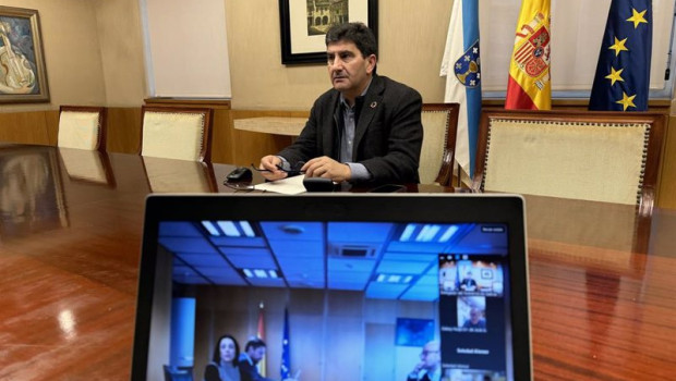 ep el delegado del gobierno pedro blanco durante la reunion