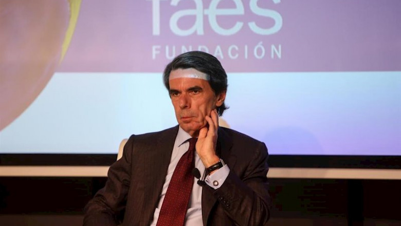 El expresidente del Gobierno y presidente de la Fundación FAES, José María Aznar, presenta la actualización del informe de FAES América Latina. | Ricardo Rubio - Europa Press - Archivo ep el expresidente del gobierno y presidente de la fundacion faes jose maria aznar presenta la