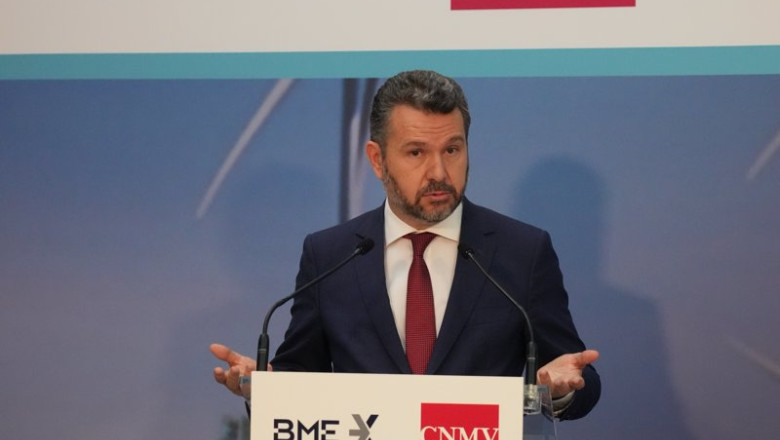 El presidente de la CNMV, Rodrigo Buenaventura, interviene durante la jornada ?Oportunidades del mercado de valores para las empresas del País Vasco? en la Bolsa de Bilbao, a 28 de junio de 2022, en Bilbao, Euskadi (España). | H.Bilbao - Europa Press ep el presidente de la cnmv rodrigo buenaventura interviene durante la jornada oportunidades del