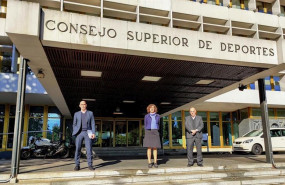 ep el presidente de la rfef luis rubiales la del csd irene lozano y el de laliga javier tebas 20200423154803