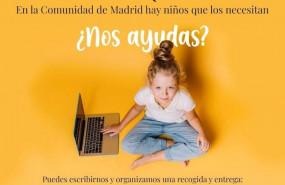 ep fundacion adelias apoya a familias sin equipos informaticos para que sus hijos asistan a clases