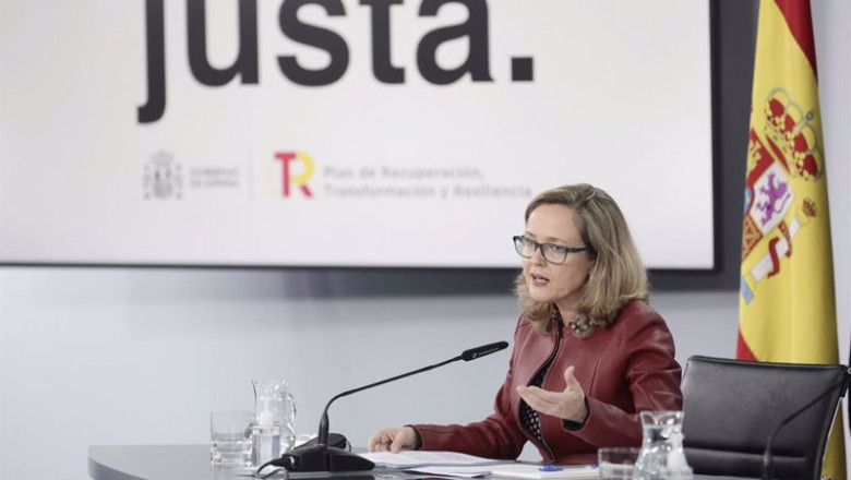 ep i d la vicepresidenta primera y ministra de asuntos economicos nadia calvino comparece en una