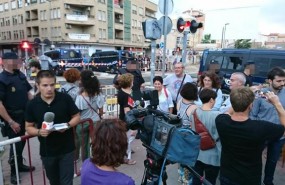 ep imagenlos manifestantesdel dispositivo policialpasonivel