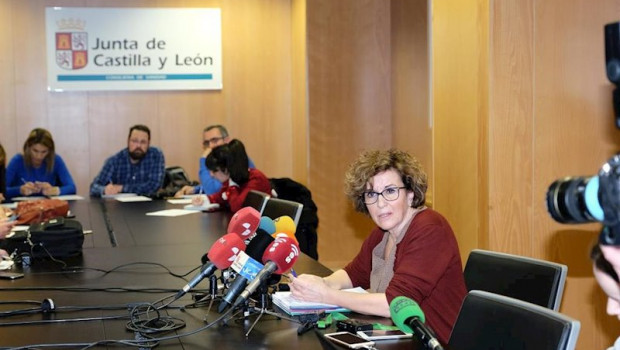 ep la directora general de salud publica de castilla y leon carmen pachecho durante la rueda de