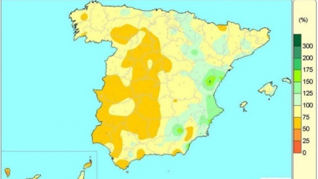 ep la falta de lluvias acumulada en el conjunto de espana supera el 25 en el tercio oeste y buena