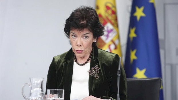 ep la ministra portavoz y de educacion y formacion profesional en funciones isabel celaa durante su