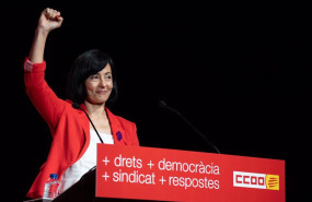 ep la nueva secretaria general de ccoo catalunya belen lopez durante el 13 congreso de ccoo de