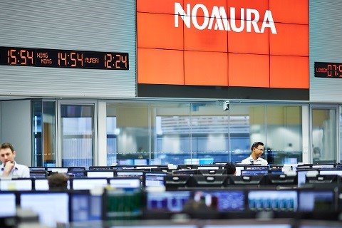 ep logo de la firma de inversiones japonesa nomura ep logo de la firma de inversiones japonesa nomura
