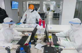 ep medicos en una farmacia de wuhan en la provincia de hubei en china central 27 de febrero de 2020