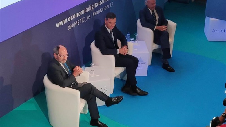 Pedro Sánchez en el 33 Encuentro de la Economía Digital y la Telecomunicaciones organizado por Ametic | EUROPA PRESS ep pedro sanchez en el 33 encuentro de la economia digital y la telecomunicaciones organizado por