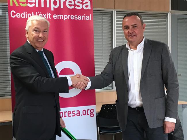 El president de Cecot, Antoni Abad, i el de Barcelona Oberta, Gabriel Jené, fir | CECOT ep presidentcecot antoni abad ide barcelona oberta gabriel jene fir