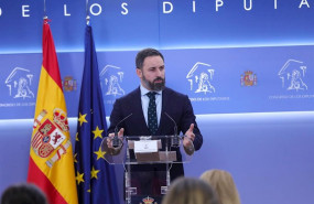 ep santiago abascal en rueda de prensa en el congreso