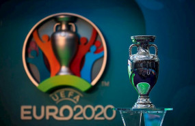 ep trofeo de la eurocopa durante la presentacion del torneo