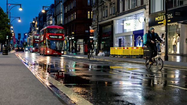 dl oxford street london west end shopping centre-ville high street trafic de détail pb