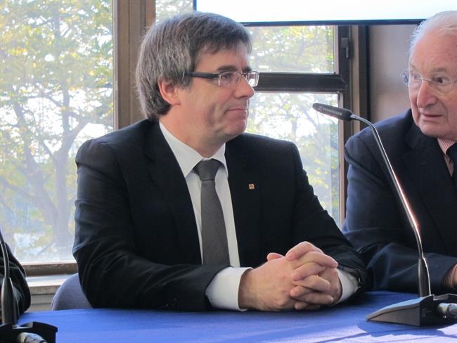 el presidenrte catalan carles puigdemont