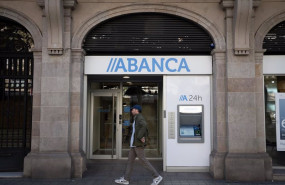 ep archivo   fachada del banco abanca a 4 de octubre de 2024 en barcelona catalunya espana