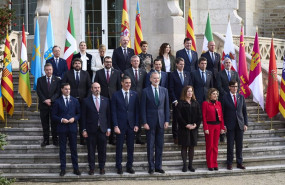 ep archivo   foto de familia de la xxvii conferencia de presidentes en el palacio de la magdalena a