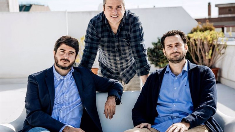 Archivo - Fundadores de Tuio (izqu. A dcha.): Josemaría Lucas del Portillo, Juan Francisco García Fernández y Francisco de Asís Pardo Martín | TUIO - Archivo ep archivo fundadores de tuio izqu a dcha josemaria lucas del portillo juan francisco garcia
