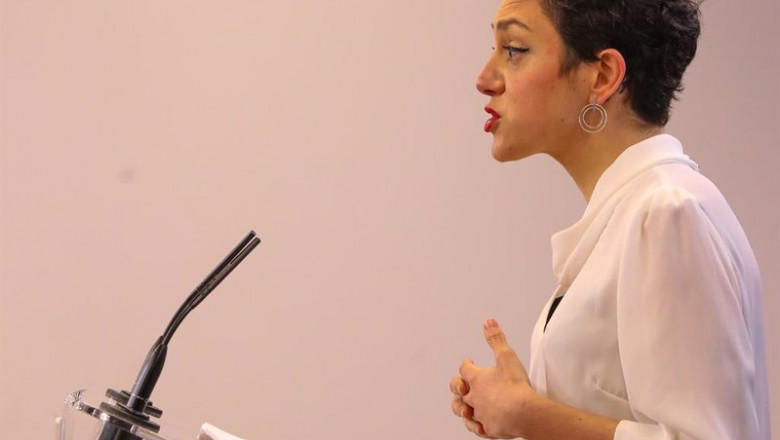 ep archivo   la portavoz adjunta de en comu podem aina vidal interviene en una rueda de prensa