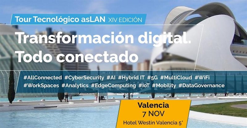 ep cartel del tour tecnologico aslan 2019 transformacion digital todo conectado a su paso por