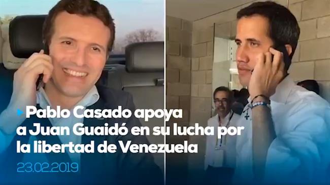 Casado traslada por teléfono su apoyo a Guaidó: "Nos tienes a tu lado. Viva Vene | TWITTER PABLO CASADO ep casado trasladatelefonoapoyoguaido nos tienestu lado viva vene