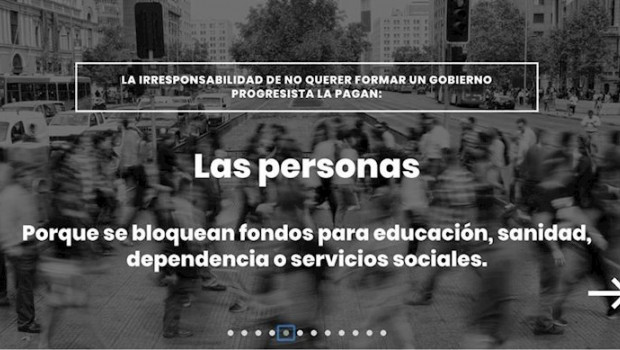 ep compromis presenta la web ahoragobiernoes para visibilizar quien paga la irresponsabilidad de no