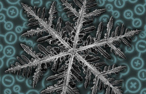 ep copo de nieve tipico ejemplo de patron fractal
