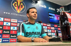 ep el entrenador del villarreal cf javi calleja en rueda de prensa