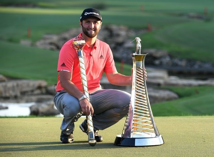 ep el golfista espanol jon rahm gana la race to dubai