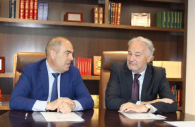 ep el presidente de ata lorenzo amor y el presidente del cgpe juan carlos estevez en la firma del ep el presidente de ata lorenzo amor y el presidente del cgpe juan carlos estevez en la firma del