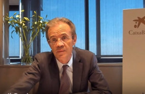 ep el presidente de caixabank jordi gual en la jornada organizada por la agrupacion europea de cajas