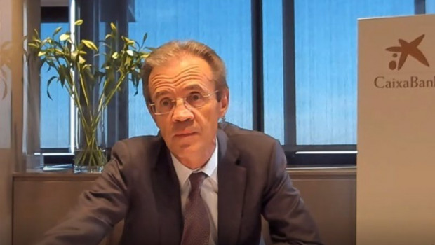 ep el presidente de caixabank jordi gual en la jornada organizada por la agrupacion europea de cajas