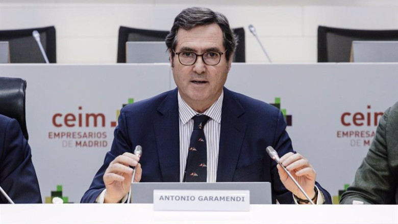 ep el presidente de la ceoe antonio garamendi interviene ayer en la asamblea general de ceim ep el presidente de la ceoe antonio garamendi interviene ayer en la asamblea general de ceim