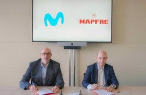 ep el presidente de telefonica emilio gayo y el consejero delegado de mapfre iberia jose manuel