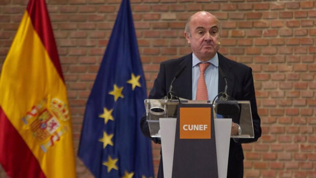 ep el vicepresidente del banco central europeo bce luis de guindos interviene en un acto en el