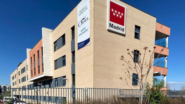 ep fachada de la residencia orpea madrid sanchinarro donde un total de 17 ancianos han fallecido